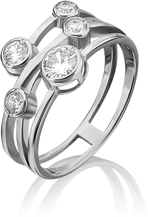 

Кольцо из серебра с фианитом р. 20 PLATINA jewelry 01-5354-00-401-0200-69, 01-5354-00-401-0200-69
