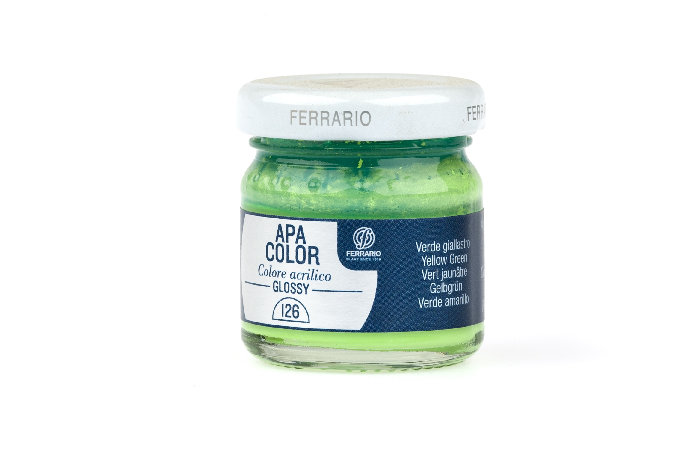 

Акрил Ferrario Apa Color 40 мл № 126 Желто-зеленый, BA0040В0126