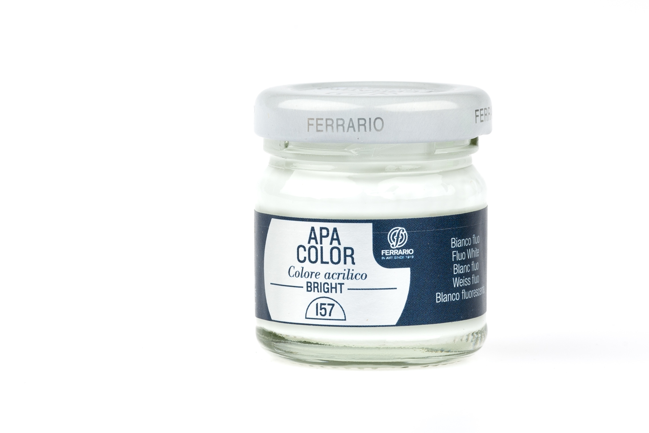 

Акрил Ferrario Apa Color 40 мл № 157 белый флуоресцентный, BA0040С0157