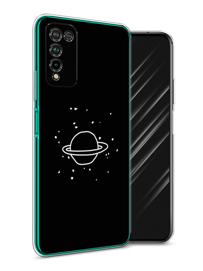 

Чехол Awog на Honor 10X Lite "Дудл Юпитера", Белый;черный, 6104650-4