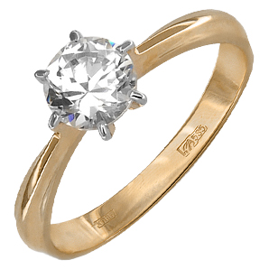 

Кольцо помолвочное из золота р. , PLATINA jewelry 01-0529-00-501-1110-38, фианит, 01-0529-00-501-1110-38