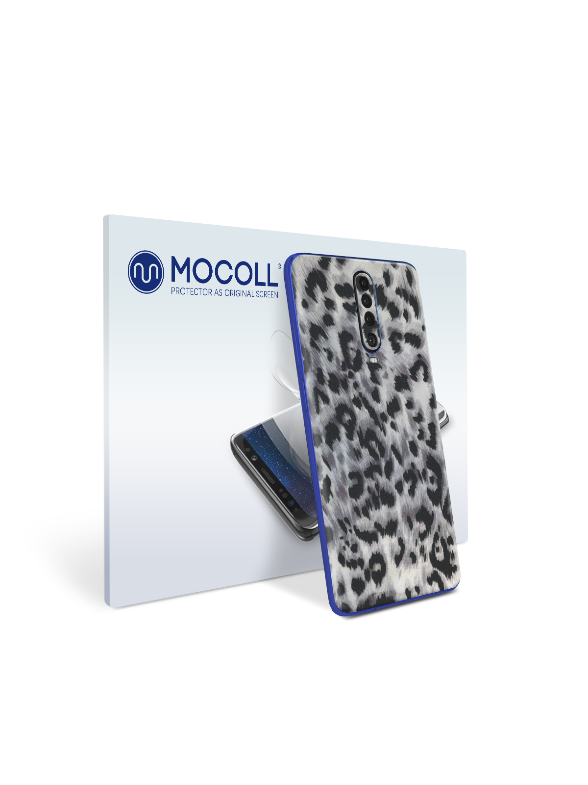 

Пленка защитная MOCOLL для задней панели Xiaomi Poco M2 Снежный барс