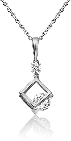 

Кулон из белого золота PLATINA jewelry 03-3140-00-501-1120-38, Swarovski, 03-3140-00-501-1120-38