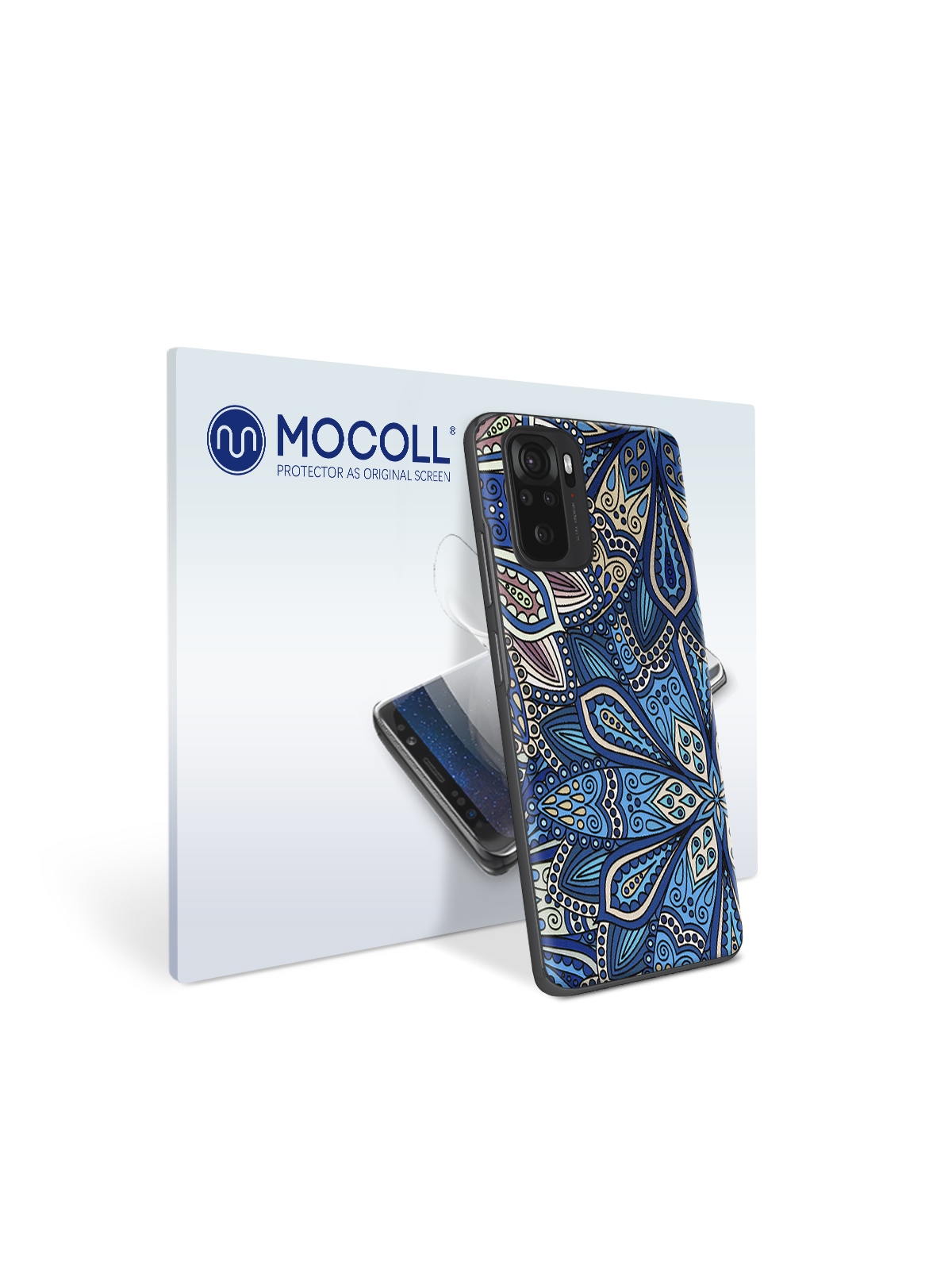 

Пленка защитная MOCOLL для задней панели Xiaomi Redmi Note 9T Богемный узор Флораль