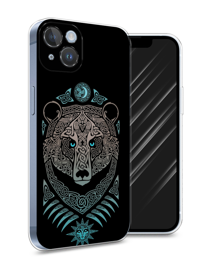 

Чехол Awog на Apple iPhone 14 Plus / Айфон 14 Плюс "Кельтский медведь", Разноцветный, 15350-2