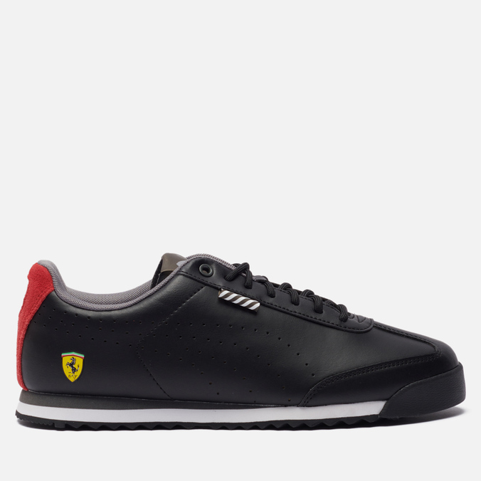 фото Кроссовки мужские puma x scuderia ferrari roma via perforated motorsport черные 42.5 eu