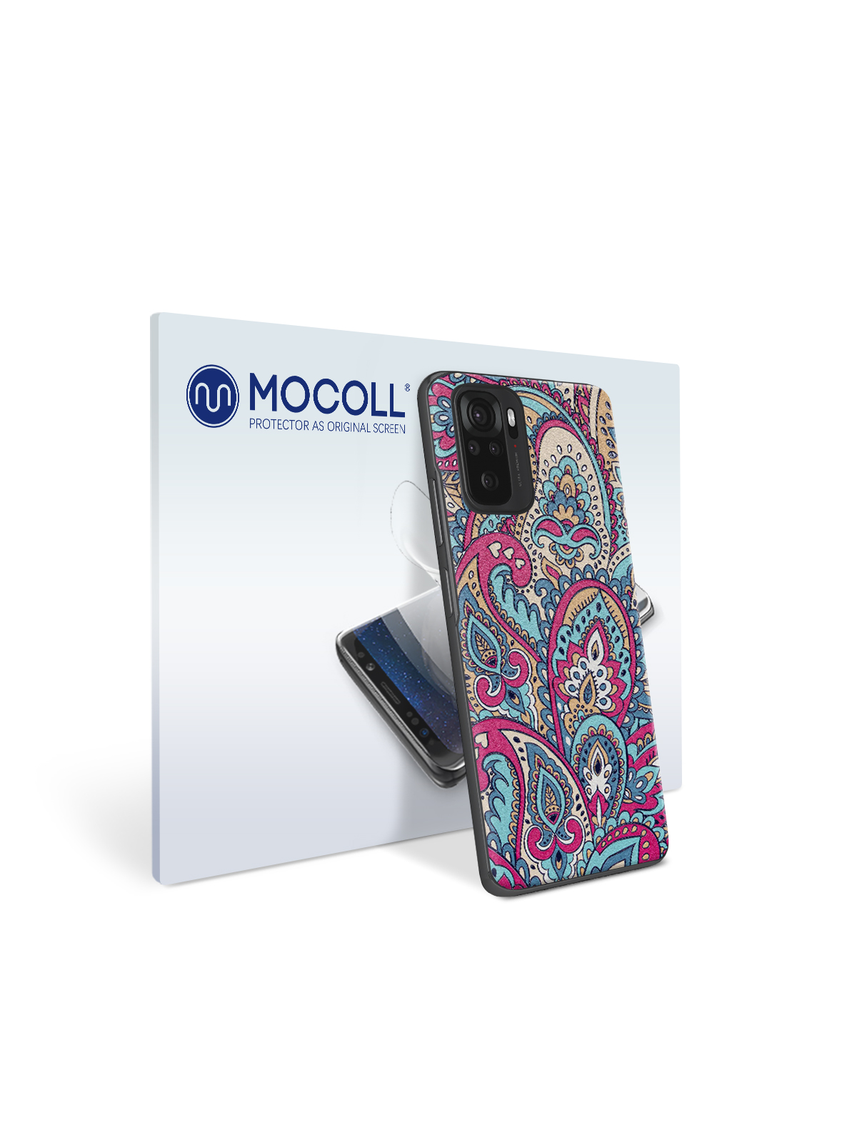 

Пленка защитная MOCOLL для задней панели Xiaomi Redmi Note 10 Богемный узор Пейсли