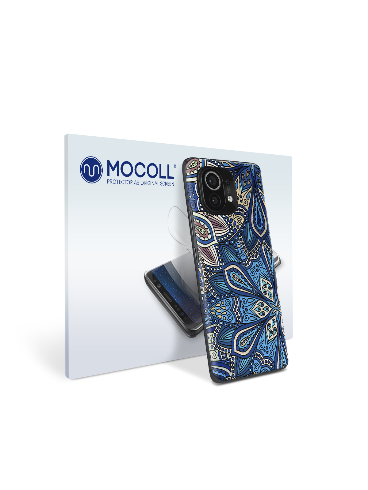 

Пленка защитная MOCOLL для задней панели Xiaomi Mi 11 Богемный узор Флораль