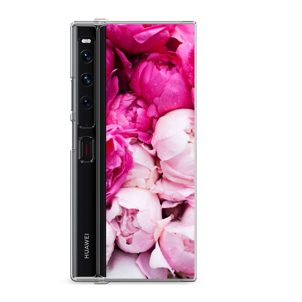 

Силиконовый чехол "Пионы розово-белые" на Huawei Mate Xs 2 / Хуавеи Мате Xs 2