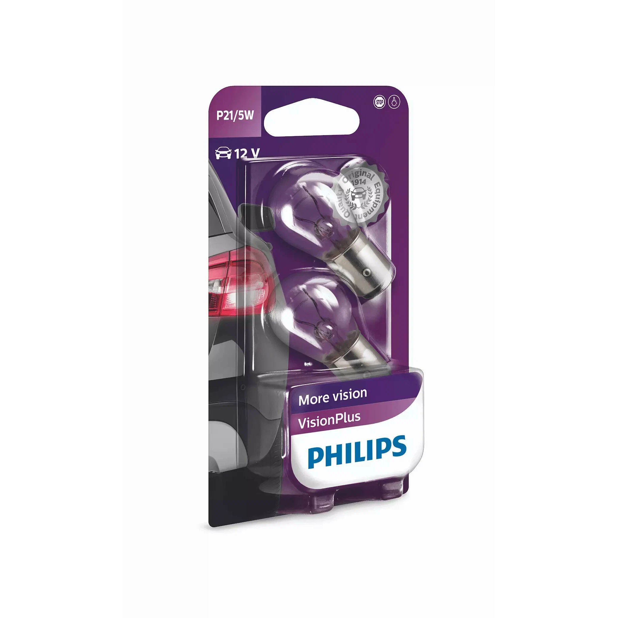 

P21/5W 12V (21/5W) Лампа В Блистере (К-Кт 2Шт) Цена За К-Кт Philips 12499VPB2