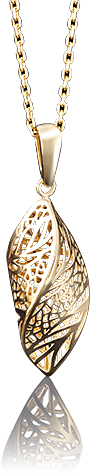 

Кулон из желтого золота PLATINA jewelry 03-2623-00-000-1130-65, 03-2623-00-000-1130-65