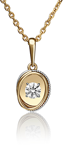 

Кулон из желтого золота PLATINA jewelry 03-2943-00-501-1130-38, Swarovski, 03-2943-00-501-1130-38