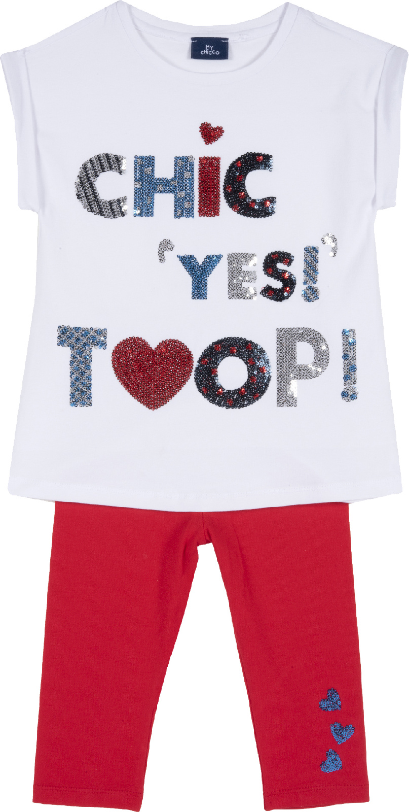

Комплект одежды Chicco 09073594104075 цв. красный р. 104, 9073594