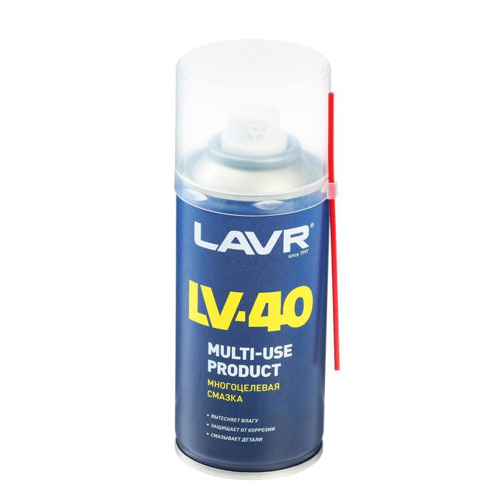 

Многоцелевая смазка LAVR Multipurpose grease LV-40, 210 мл, аэрозоль, Ln1484