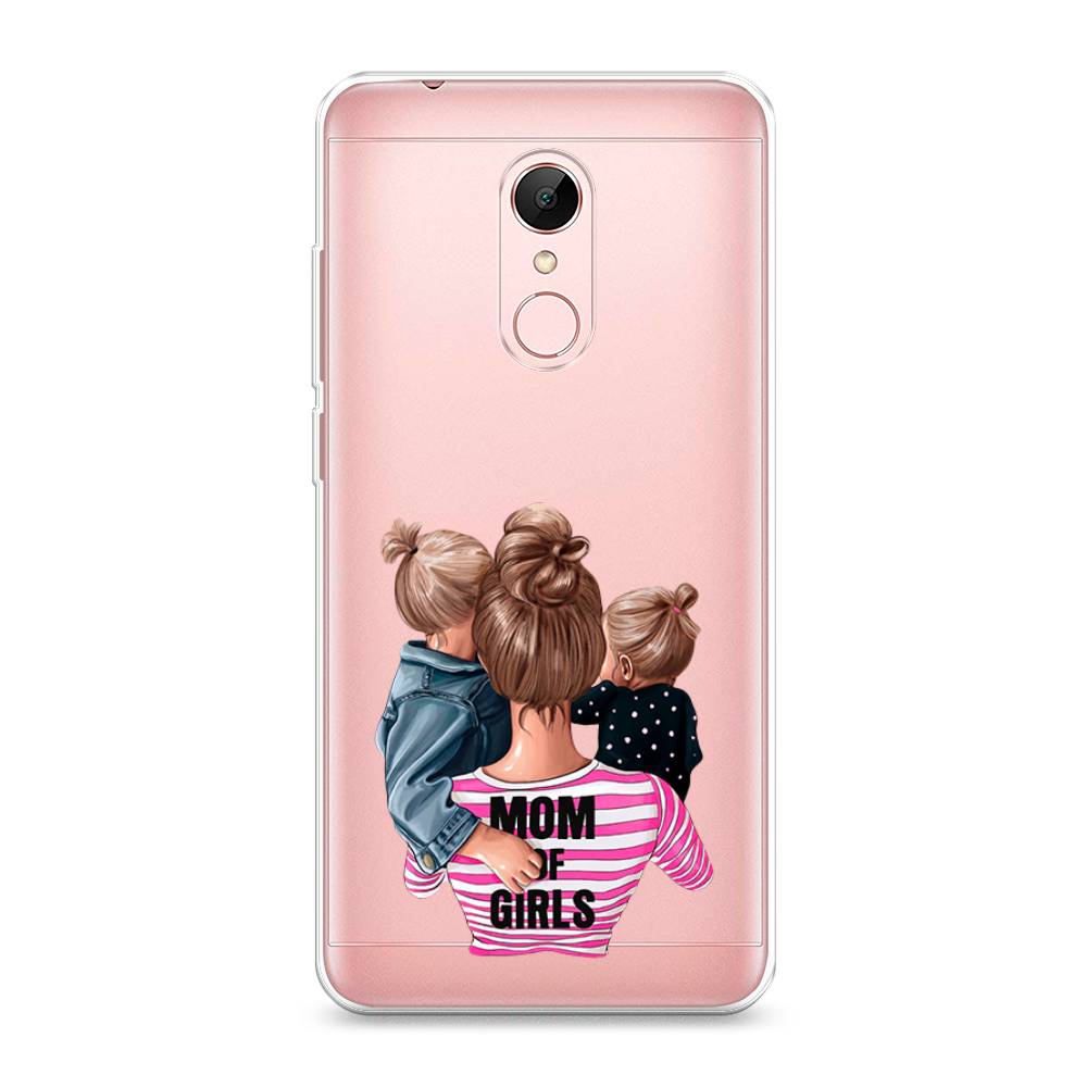 

Чехол Awog на Xiaomi Redmi 5 "Mom of Girls", Разноцветный, 33050-6