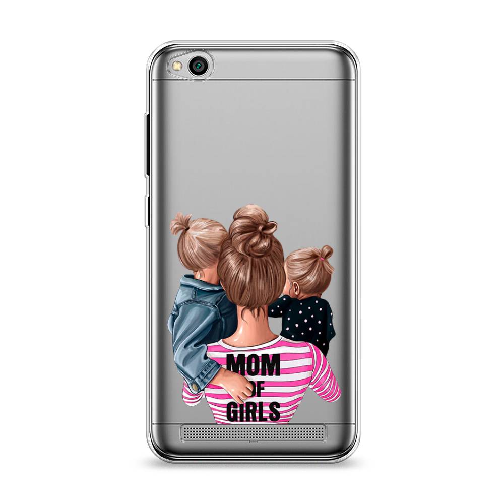 

Чехол Awog на Xiaomi Redmi 5A "Mom of Girls", Разноцветный, 32850-6