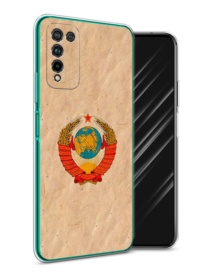 

Чехол Awog на Honor 10X Lite "Союз пролетариев", Бежевый;красный, 6104650-10