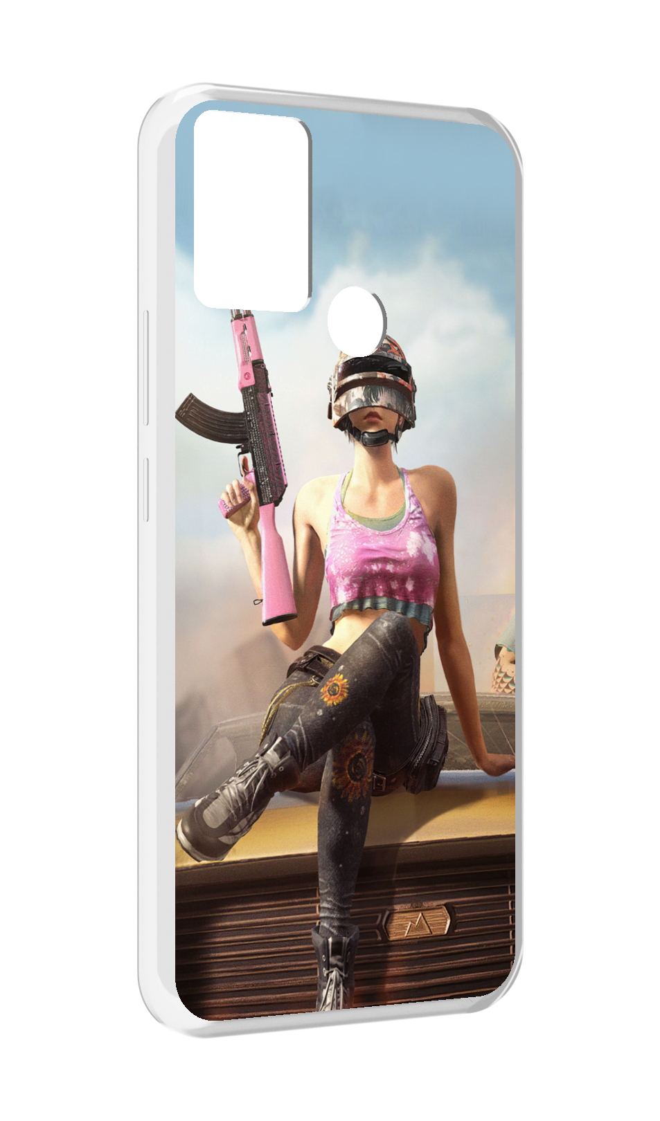 

Чехол MyPads девушка из PUBG для Infinix Hot 11 Play, Прозрачный, Tocco
