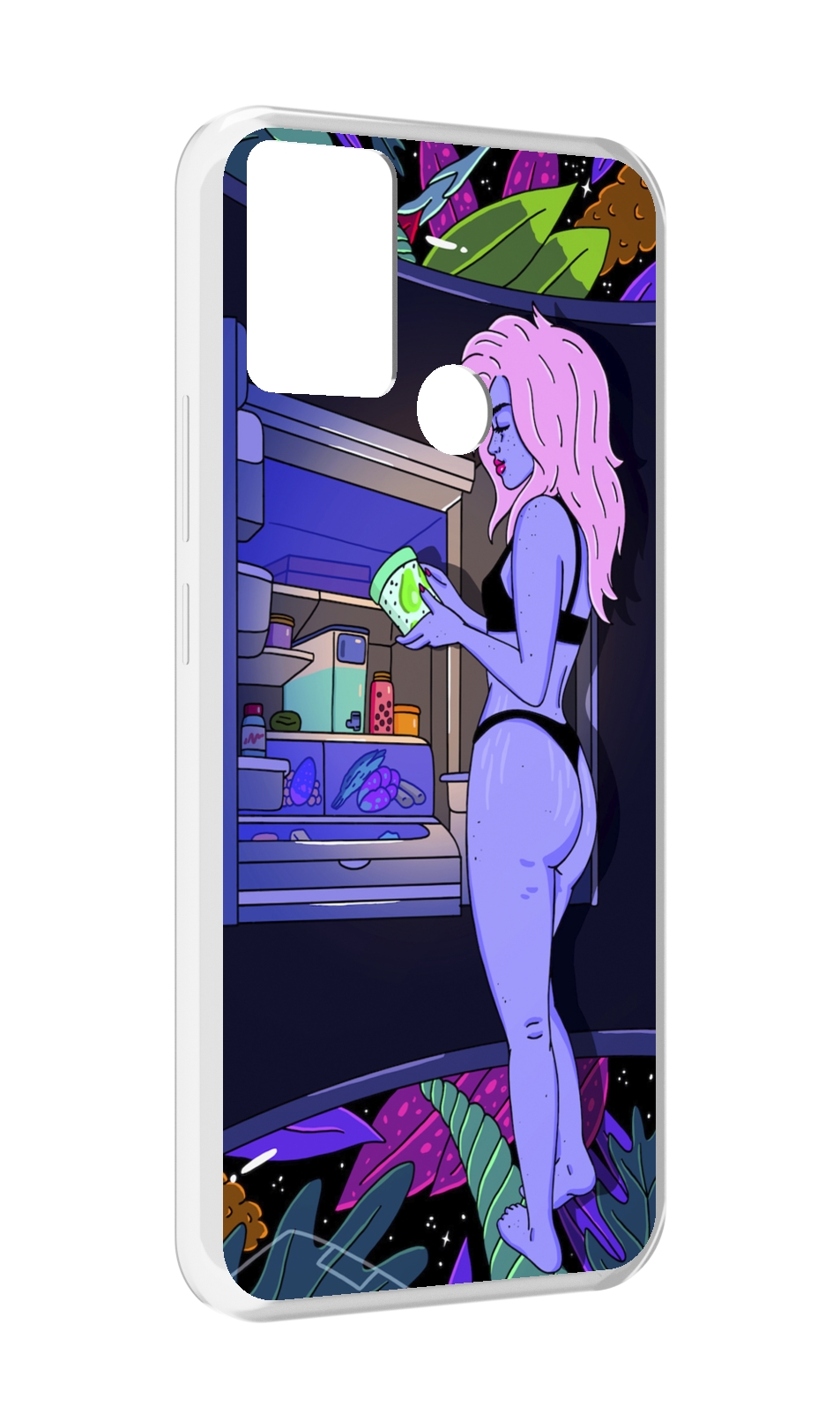 

Чехол MyPads девушка любит покушать женский для Infinix Hot 11 Play, Прозрачный, Tocco