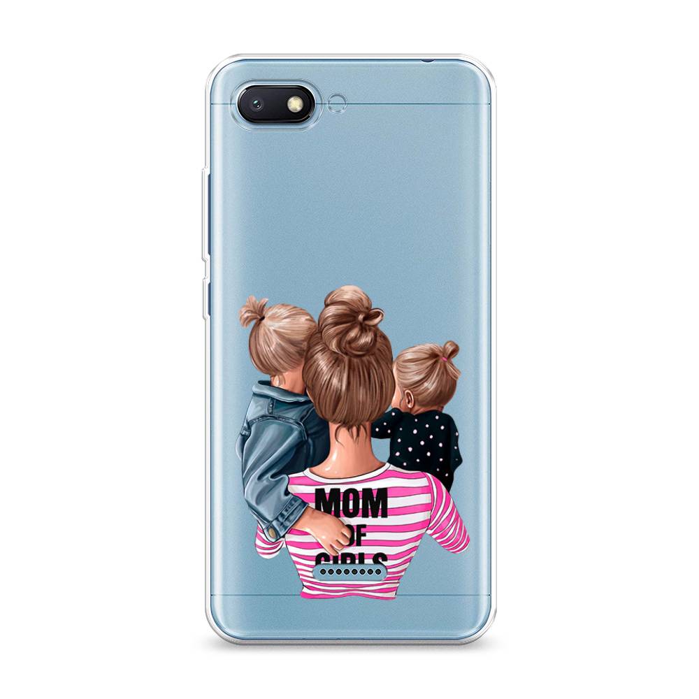 

Чехол Awog на Xiaomi Redmi 6A "Mom of Girls", Разноцветный, 34150-6