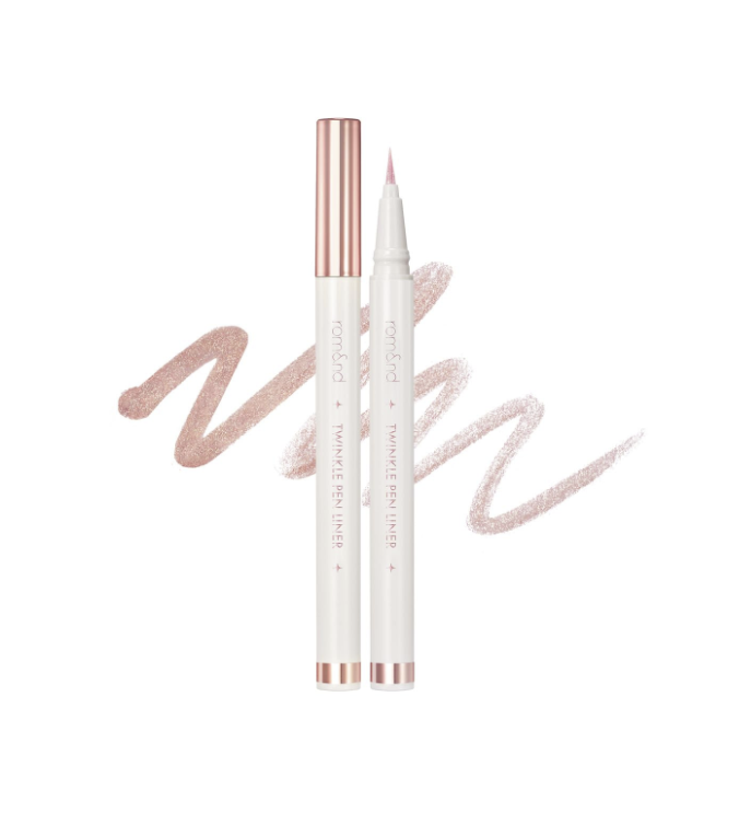 Подводка для глаз Rom&nd сияющая Twinkle Pen Liner 03 Rosy Sparkle