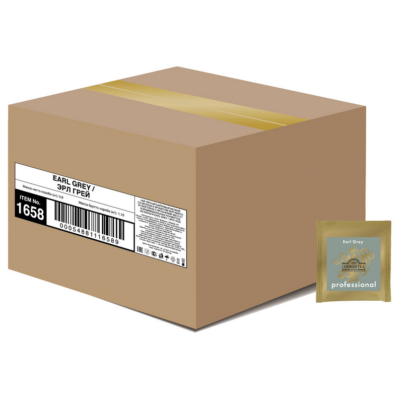 

Чай Ahmad Tea Professional Эрл Грей черный, 300пакx2г 1658
