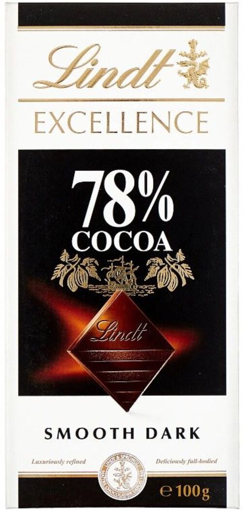 

Шоколад Excellence темный 78% какао, 3 штуки по 100 грамм