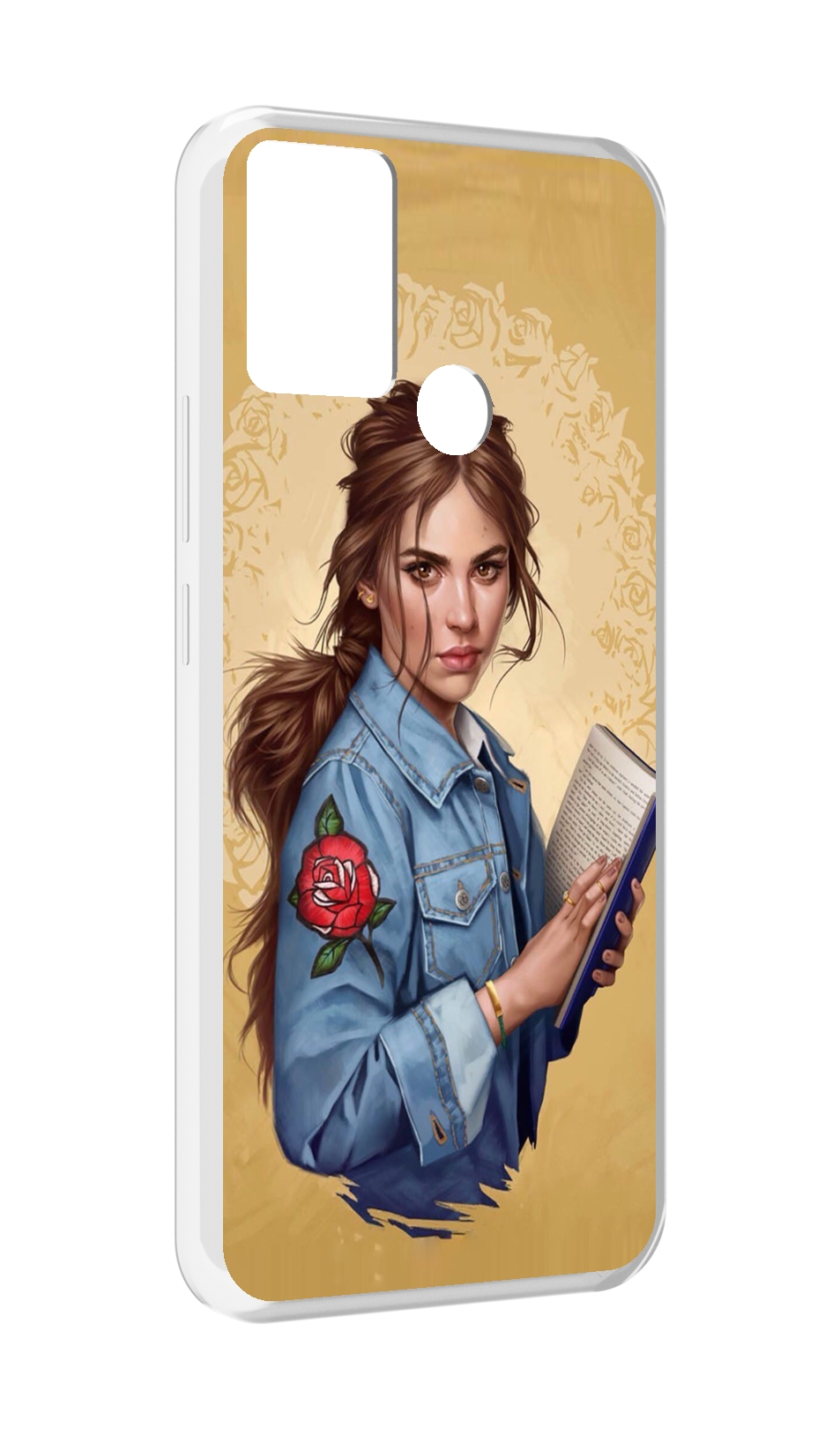 

Чехол MyPads девушка-в-бежевом-фоне для Infinix Hot 11 Play, Прозрачный, Tocco
