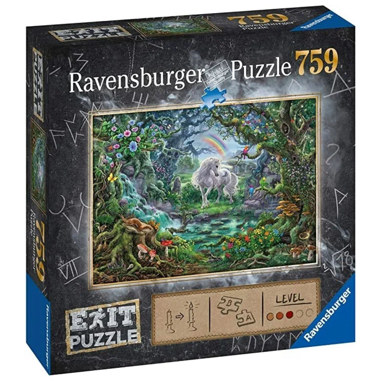 

Пазл-квест Ravensburger 759 Побег из комнаты Единорог