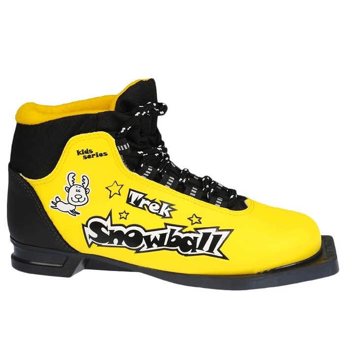 

Ботинки для беговых лыж Trek Snowball NN75 ИК, желтый, лого черный, размер 32, Snowball NN75 ИК, желтый, лого черный, размер 32
