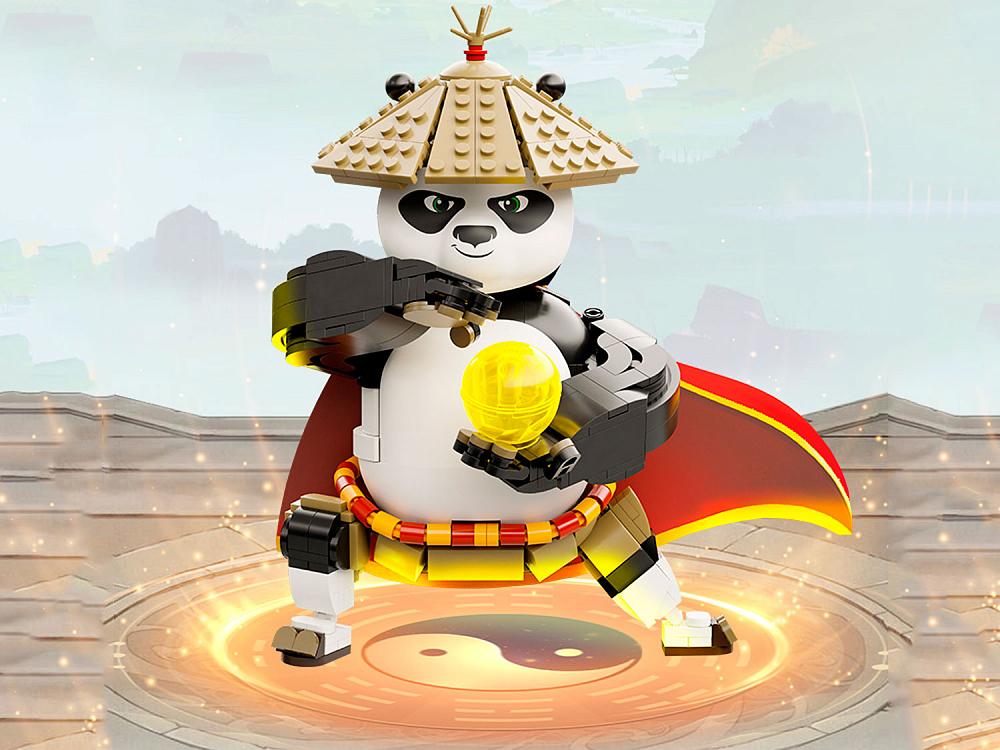 

Конструктор Pantasy Kung Fu Panda Кунг-фу Панда, 1262 деталей, 86509, 86509