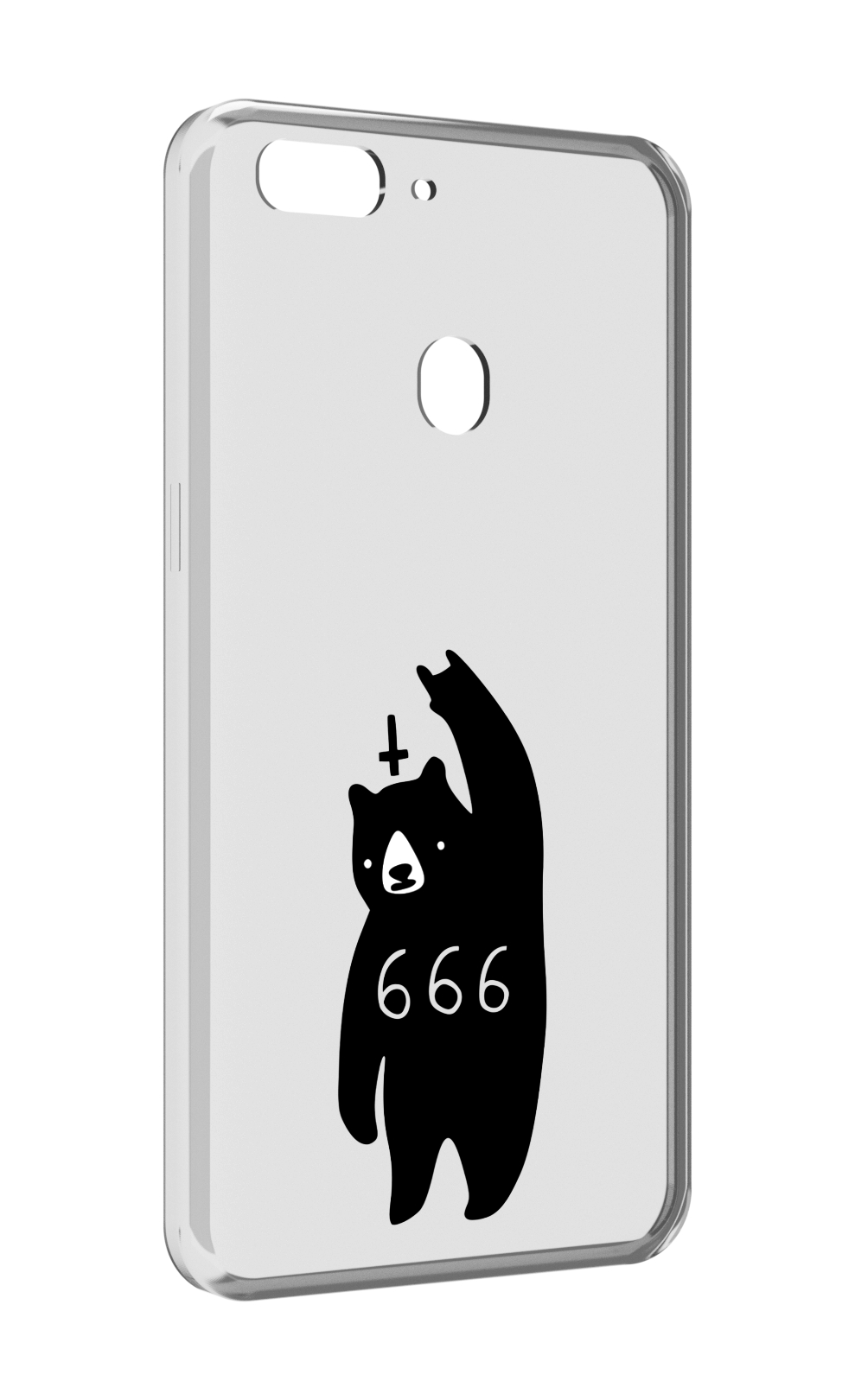 

Чехол MyPads медведь 666 для Oppo Realme 2, Прозрачный, Tocco