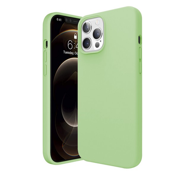 фото Чехол krutoff silicone case для iphone 12 pro max mint