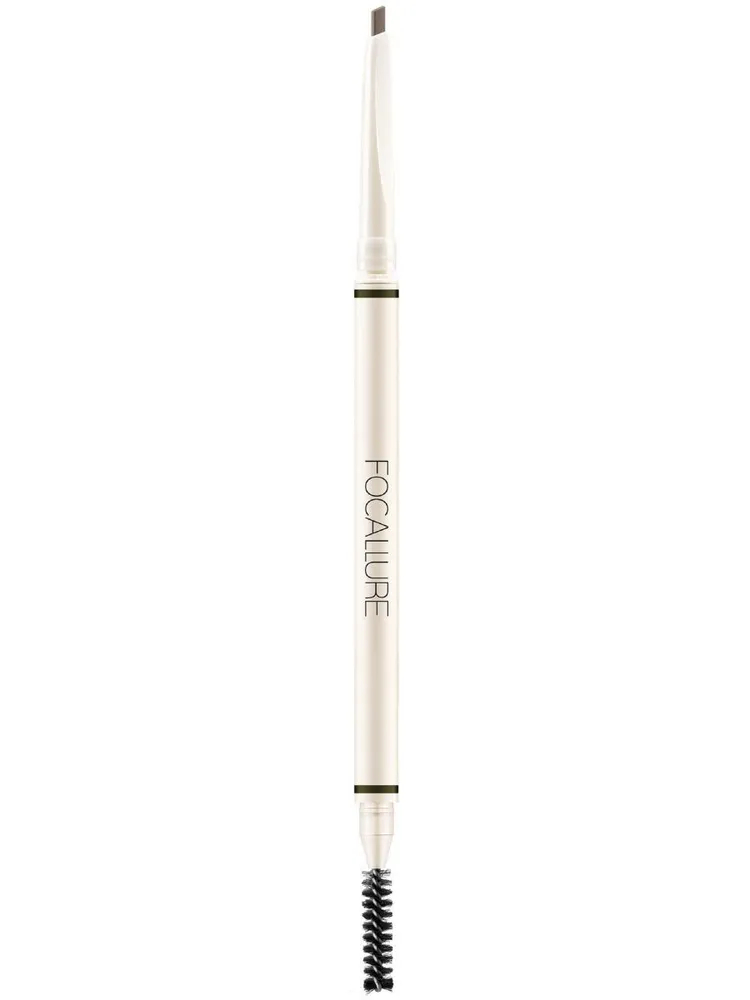 Карандаш для бровей Focallure Artist Superfine с щеточкой тон 03 Холодный серый 0,08 г absolute new york карандаш для бровей с щеточкой perfect eyebrow pencil