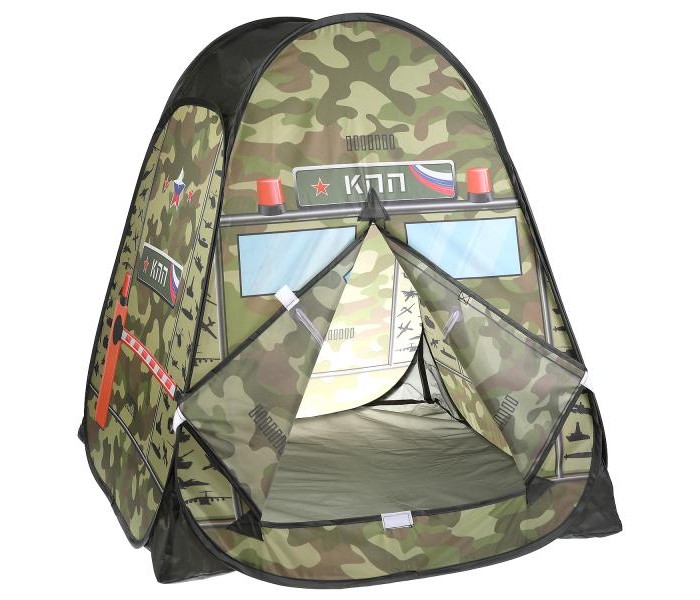 фото Палатка детская игровая военная 81х90х81см, в сумке, тм играем вместе gfa-mtr01-r