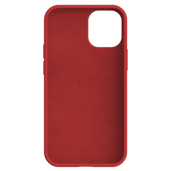 фото Чехол krutoff silicone case для iphone 12 mini (red) 14 (айфон 12 мини), крансый