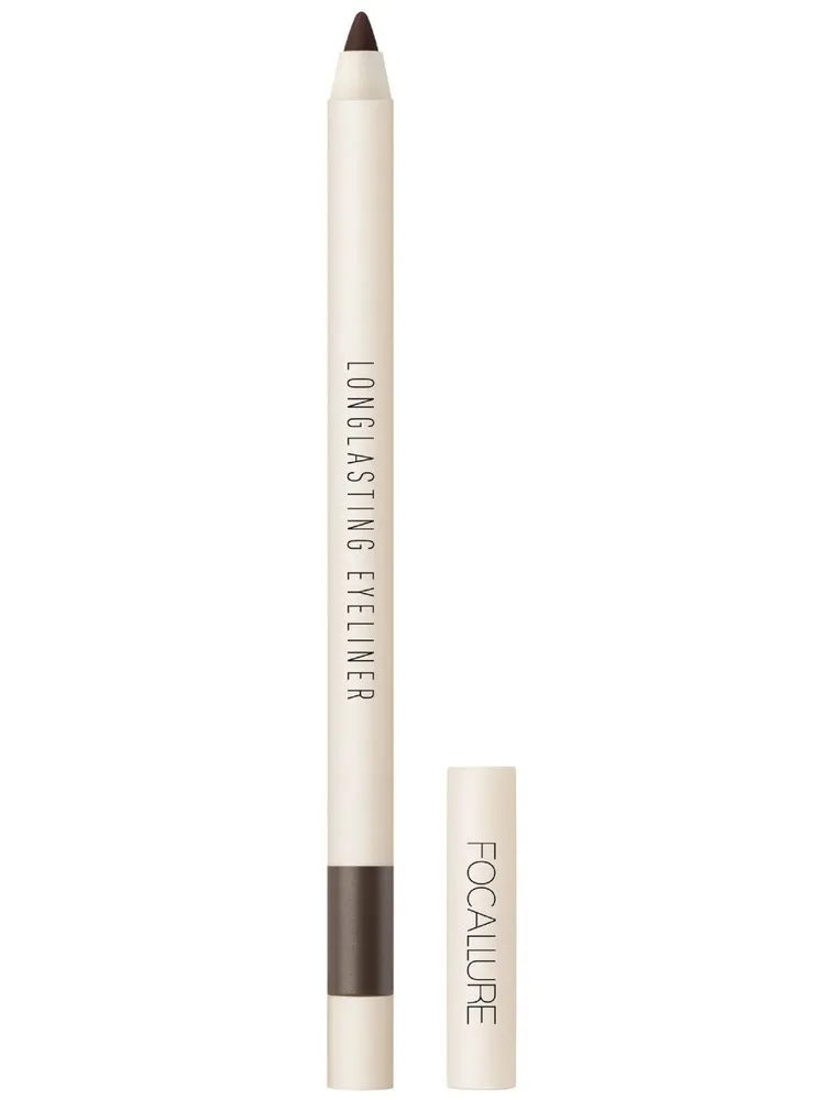 Карандаш для век Focallure Lasting Soft Gel Pencil тон 02 Шоколад 0,4 г водостойкий карандаш для век ushas gel pencil violet 1 6г