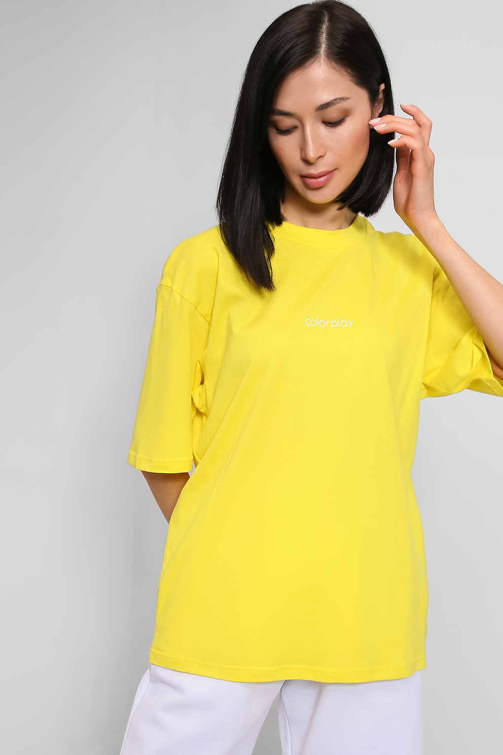 

Футболка женская COLORPLAY CP220312120-006 желтая L, CP220312120-006