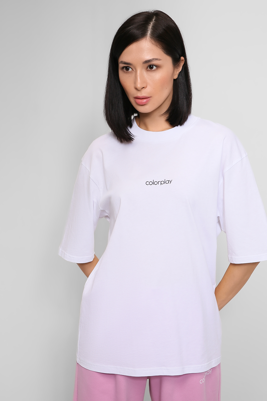 

Футболка женская COLORPLAY CP220312120-002 серая XS, CP220312120-002