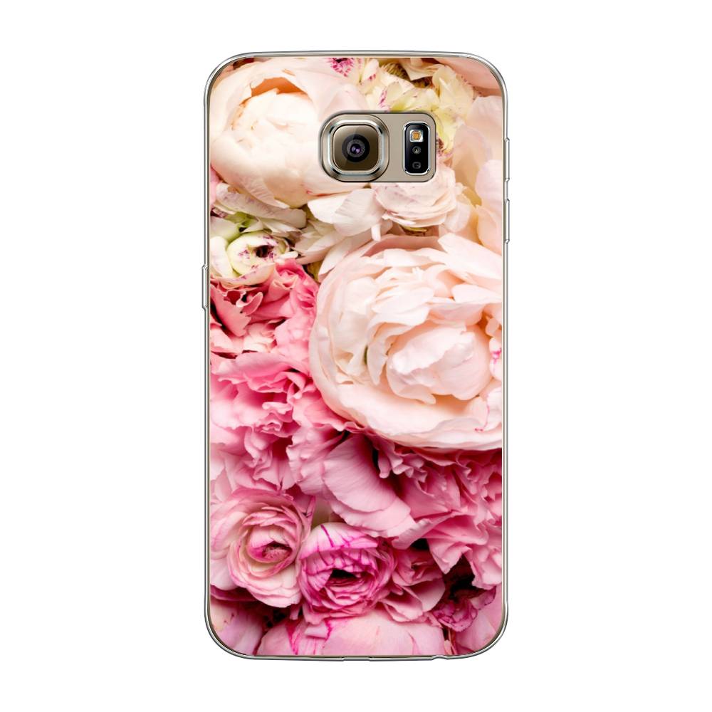 

Чехол Awog на Samsung Galaxy S6 "Пионы яркие", Розовый, 24350-8