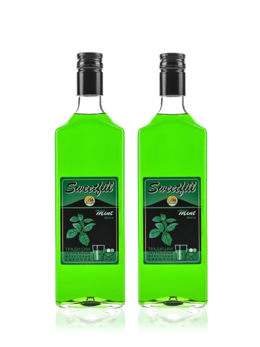

Комплект сиропов Sweetfill Мята, 2 шт по 0,5 л