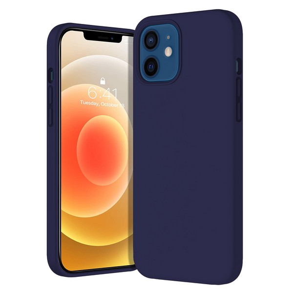 фото Чехол krutoff silicone case для iphone 12/12 pro (midnight blue)