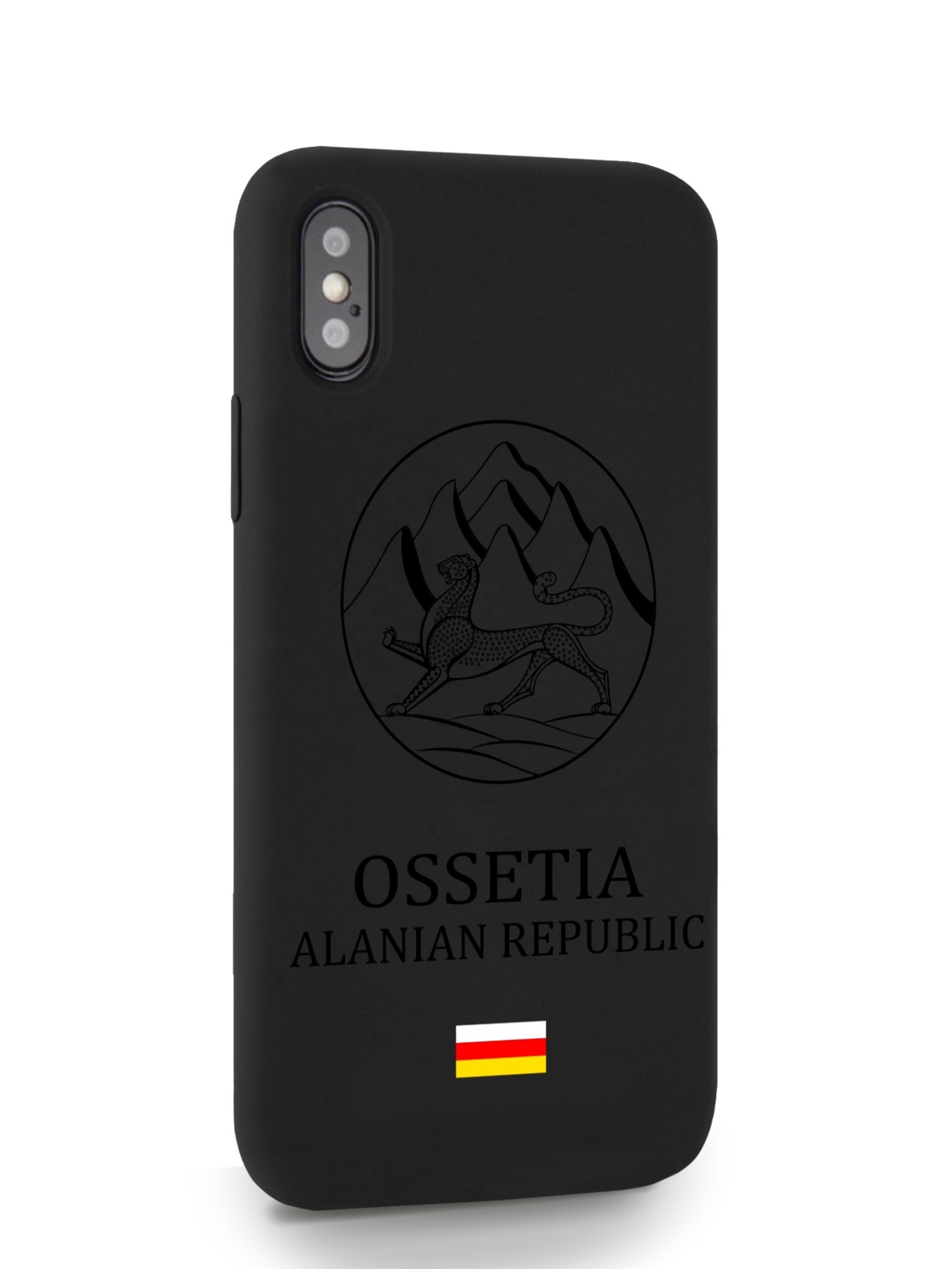 

Черный SignumCase для iPhone X/XS Черный лаковый Герб Северной Осетии черный, iPhone X/XS Черный лаковый Герб Северной Осетии