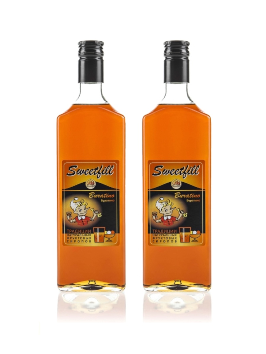 

Комплект сиропов Sweetfill Буратино, 2 шт по 0,5 л