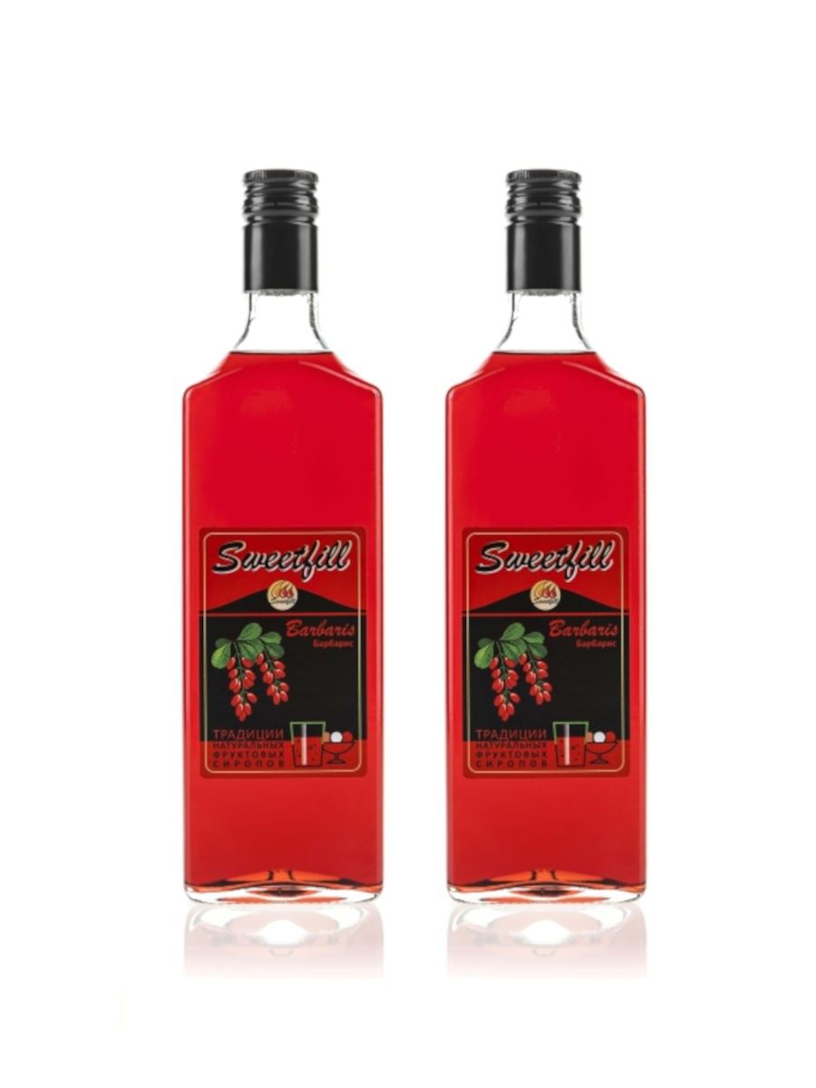 

Комплект сиропов Sweetfill Барбарис, 2 шт по 0,5 л