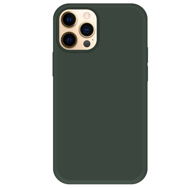 фото Чехол krutoff silicone case для iphone 12 pro max (dark olive)