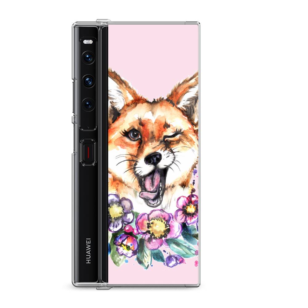 

Силиконовый чехол "Подмигивающая лиса" на Huawei Mate Xs 2 / Хуавеи Мате Xs 2