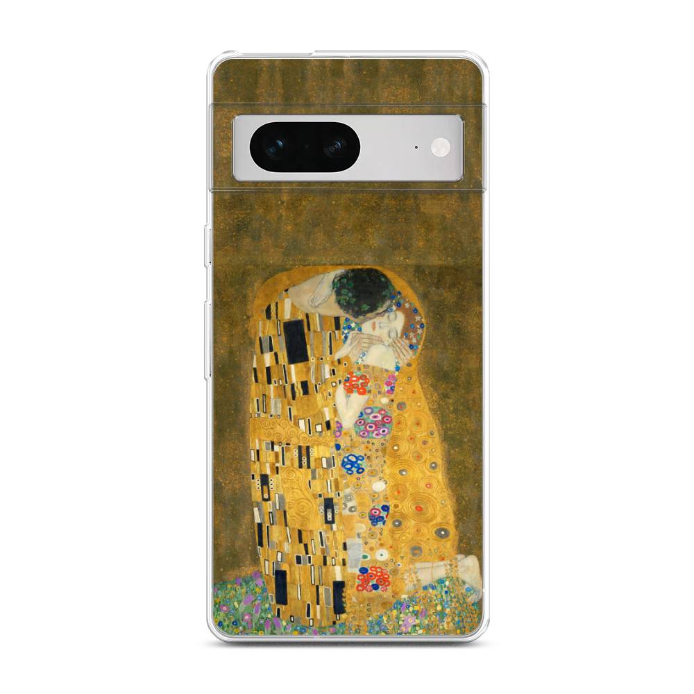 

Чехол Awog на Google Pixel 7 "Поцелуй Гюстава Климта", Разноцветный