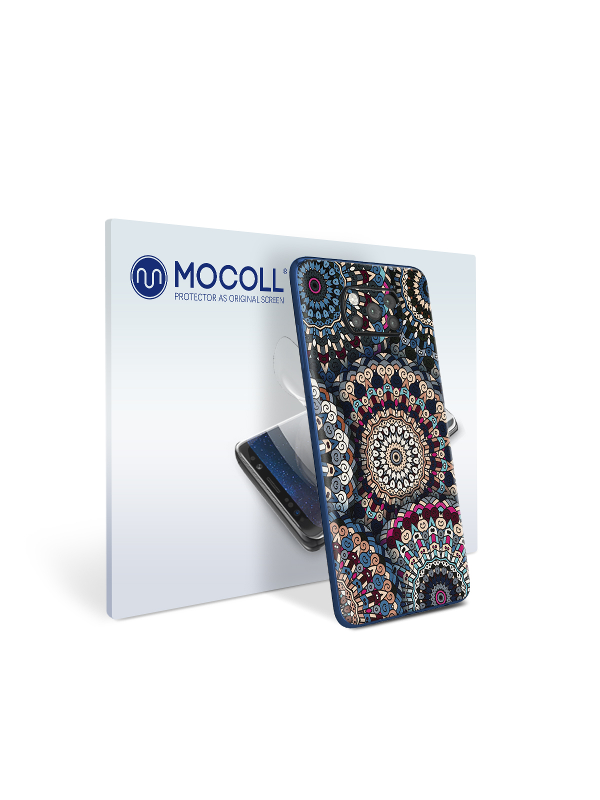 

Пленка защитная MOCOLL для задней панели Xiaomi Poco X3 NFC Богемный узор Искон