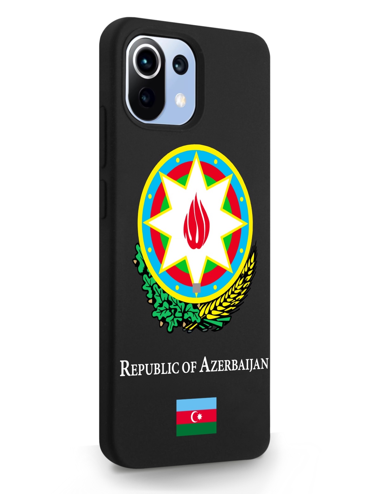 фото Чехол signumcase для xiaomi mi 11 lite герб азербайджана черный